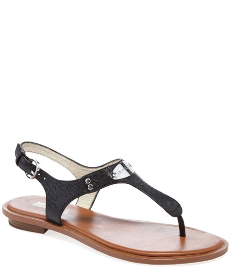 michael kors sandales plates|michael kors low heel sandals.